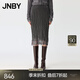 JNBY【商場(chǎng)同款】25春新品半身裙休閑拼接5P2D10990 001/本黑 XS