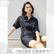 對(duì)白萊賽爾時(shí)尚工裝連衣短褲女2025夏季新款小個(gè)子氣質(zhì)休閑連體褲 藏青色 M