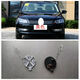 麗田適配大眾新帕薩特前后保險(xiǎn)杠拖車蓋牽引蓋保險(xiǎn)杠堵蓋11131415款 1115款黑色前拖車蓋