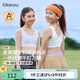 like uu兒童內(nèi)衣女發(fā)育期矯姿內(nèi)衣學(xué)生初高中少女文胸體育課運動內(nèi)衣