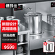 德瑪仕（DEMASHI）電磁單頭矮湯爐15KW大功率學校食堂廚房矮腳煲湯爐 熬湯爐矮湯爐單眼湯爐HW-TL15D-05