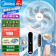 美的（Midea） 電風(fēng)扇家用落地扇智能遙控七葉立式扇 臥室客廳輕音節(jié)能大風(fēng)量電扇 遙控定時(shí)白色