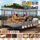 捕漁達(dá)人 雞籠子100x60x70cm家用加粗養(yǎng)殖籠雞舍雞籠鴨籠鵝籠自動(dòng)滾蛋雞籠