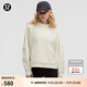 lululemon丨 Scuba 女士寬松款側(cè)開口連帽衫 LW3IU6S 骨白 M /L