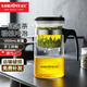 金灶（KAMJOVE） 飄逸杯茶道杯耐熱玻璃茶壺套裝泡茶壺茶具玲瓏杯花茶壺泡茶器 TP-200（1000ml）