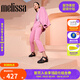 Melissa（梅麗莎）Melissa梅麗莎女圓頭編織高跟羅馬涼鞋35804 黑色 (AV670) 37
