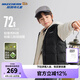 Skechers斯凱奇兒童羽絨背心冬季男女童外套羽絨馬甲L424K080/L425K029 碳黑/0018 175 cm