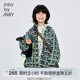 jnby by JNBY江南布衣童裝印花夾克外套植物圖案洋氣秋冬女童兒童1O7611240 088/灰綠系組合 160 cm