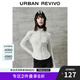 UR【UR防曬衣】2025春季新款女裝分割線拉鏈防曬外套UWS150001 冷灰 S