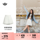 adidas明星同款時尚百搭A(yù)字百褶短裙女裝夏季新款阿迪達斯三葉草 漢玉白     M