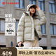 坦博爾羽絨服女短款時(shí)尚潮流可脫卸帽百搭保暖外套550388T 桉樹綠 165 