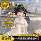 G.DUCKKIDS兒童漢服女童夏裝連衣裙夏季仙古裝新款中國風(fēng)女孩唐裝童裝襦裙子 粉色 100 建議身高90-100cm年齡3-4歲