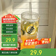 唯銘諾（WEIMINGNUO）玻璃杯大容量帶蓋吸管咖啡杯玻璃果汁杯辦公室喝水杯子飲料杯茶杯