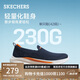 斯凱奇（Skechers）男鞋夏季一腳蹬透氣健步鞋軟底網(wǎng)百搭休閑運動鞋211127