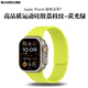 表帶哥適用蘋(píng)果手表表帶apple watch S10荔枝皮紋磁吸硅膠表帶S9/iwatch se女生款女士40/41/42MM小熒光
