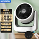 HYUNDAI韓國空氣循環(huán)扇家用靜音電風(fēng)扇臺式辦公桌面小型搖頭風(fēng)扇辦公室循環(huán)扇散熱風(fēng)扇小風(fēng)扇客廳循環(huán)電扇 遙控款【自動(dòng)搖頭】7H定時(shí)
