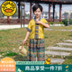 G.DUCKKIDS童裝兒童漢服男童套裝夏季新款傣族民族風(fēng)兒童服裝端午演出服女孩 黃色男童 110 建議100-110cm4-5歲cm