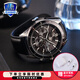 卡西歐（CASIO）【全國聯(lián)?！縀difice男士手表太陽能藍寶石商務(wù)休閑鋼帶皮帶手表 EFS-S510L-1AVUPR