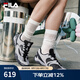 斐樂（FILA）【楊冪同款】女鞋芭蕾2老爹鞋2025夏季新款跳跳德訓(xùn)休閑運動鞋 黑/南極灰-SM 39