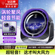 鉆石牌桌面小風扇臺式風扇小型usb充電款迷你風扇辦公室家用掛壁式電風扇戶外便攜式小電風扇灰配紫M12