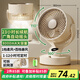 賽億風(fēng)寶usb桌面風(fēng)扇可充電小風(fēng)扇空氣循環(huán)扇家用搖頭便攜臺式小型香薰驅(qū)蚊夜燈戶外露營電風(fēng)扇8000mA