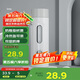 炊大皇玻璃杯雙層茶水分離便攜玻璃水杯灰色420ml