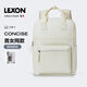 樂(lè )上（LEXON）電腦包雙肩女15英寸筆記本雙肩包男簡(jiǎn)約旅行包休閑時(shí)尚學(xué)生書(shū)包 米白色-側兜
