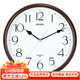 SEIKO日本精工客廳掛鐘現(xiàn)代簡約經(jīng)典創(chuàng)意時尚石英時鐘壁掛鐘表QXA651 28cmQXA651B（店長推薦）