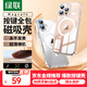 綠聯(lián)【相機按鍵全包】適用iphone16promax手機殼蘋果16promax保護套磁吸超薄防摔透明