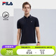 FILA 斐樂(lè)官方polo衫男2025年夏季涼感短袖t恤透氣男士休閑商務(wù)上衣