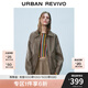 UR2025春季新款女裝時尚復(fù)古美拉德質(zhì)感PU外套UYL150006 卡其 (偏寬松) S