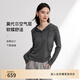 EP雅瑩女裝 簡(jiǎn)約抽繩設(shè)計(jì)連帽修身上衣夏季商場(chǎng)同款5506A 灰色 M