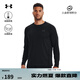安德瑪（UNDERARMOUR）秋冬Tech男子訓(xùn)練運(yùn)動(dòng)長(zhǎng)袖T恤1328496 黑色001 L