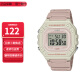卡西歐（CASIO）卡西歐手表小方塊防水數顯電子表狂飆安欣同款男女學生運動手表 W-218HC-4A2