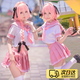 蒲戀阿福假發(fā)cos阿斯托爾福偽娘cosplay配件男娘女裝二次元動漫展道具 【粉紅色】阿福假發(fā)+發(fā)網(wǎng) 加蝴蝶結(jié)發(fā)飾