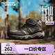 Skechers斯凱奇新款兒童春秋時尚魔術貼休閑鞋男跑步鞋406391L