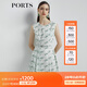 PORTS寶姿 商場同款新品女裝無袖印花連衣裙LL8D200KLO008 乳白混色 XL (10)