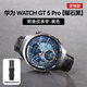 華為（HUAWEI）【時(shí)尚新品】華為智能手表GT5Pro智能電話(huà)腕表防水運動(dòng)情緒健康助手血氧監測男女生情人節生日禮物 【男神定制】46mm曜石黑+鱷魚(yú)皮紋黑表帶 旗艦新品