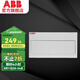 ABB金屬配電箱 ACM明裝（明裝箱不能嵌入墻里，嵌入墻里需買暗裝箱) 23回路明裝