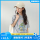 LUSON陳大豬童裝 女童t恤短袖2025新款韓版寬松體恤兒童夏裝上衣