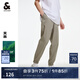 杰克·瓊斯（JACK&JONES）夏季衣服男裝潮流純色束腳長(zhǎng)褲商務(wù)通勤日常舒適百搭休閑褲子男 灰綠色 XL （185)
