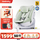 REEBABY啟睿pro兒童安全座椅0-12歲嬰兒寶寶車載汽車用智能通風(fēng)德國(guó)E1 曼波綠【i-Size大滿貫+E1德國(guó)】