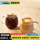 HARIO日本進(jìn)口耐熱玻璃咖啡杯家用圓形水杯果汁杯茶杯牛奶杯2個(gè)裝RDM 360ml2只裝