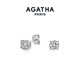 AGATHA/璦嘉莎 人魚(yú)之淚銀耳釘女士【生日禮物】送女友閨蜜高級(jí)感耳飾