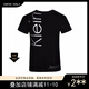 Canter Koala 夏裝ck t恤男新款短袖官方男裝字母印花圓領(lǐng)休閑百搭體恤0 ck0黑色短袖t恤 XL /180 建議135-155斤