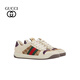 古馳（GUCCI）女鞋臟臟鞋ChunkyB餅干鞋低幫時(shí)尚厚底運動(dòng)板鞋女生禮物 烏木色 677423HVKI09765 36
