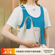 簡(jiǎn)·佰格（JONBAG）頭層牛皮水桶包菜籃子單肩斜挎手提包2025通勤百搭送女友生日禮物 奶白色