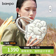 半坡飾族（bampo）品牌單肩包迷你蓮花包女包原創(chuàng  )個(gè)性手提包斜挎包軟皮高質(zhì)感禮物純白100