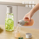 美杜玻璃冷泡壺冷水壺泡酒瓶家用大容量涼水壺冰箱儲水果茶桶茶瓶水杯 玻璃壺【白色-1000ml】