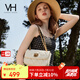 VANESSA HOGAN VH女包茵然軟包系列復古太陽神斜挎包菱格鏈條腋下包小眾單肩包